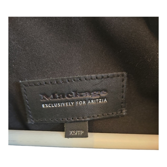 NWOT MACKAGE ARITZIA Kenya Moto Biker Black Leather Jacket - Picture 8 of 11